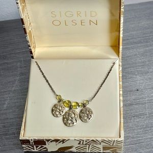 NIB Sigrid Olsen Triple Pendant Necklace